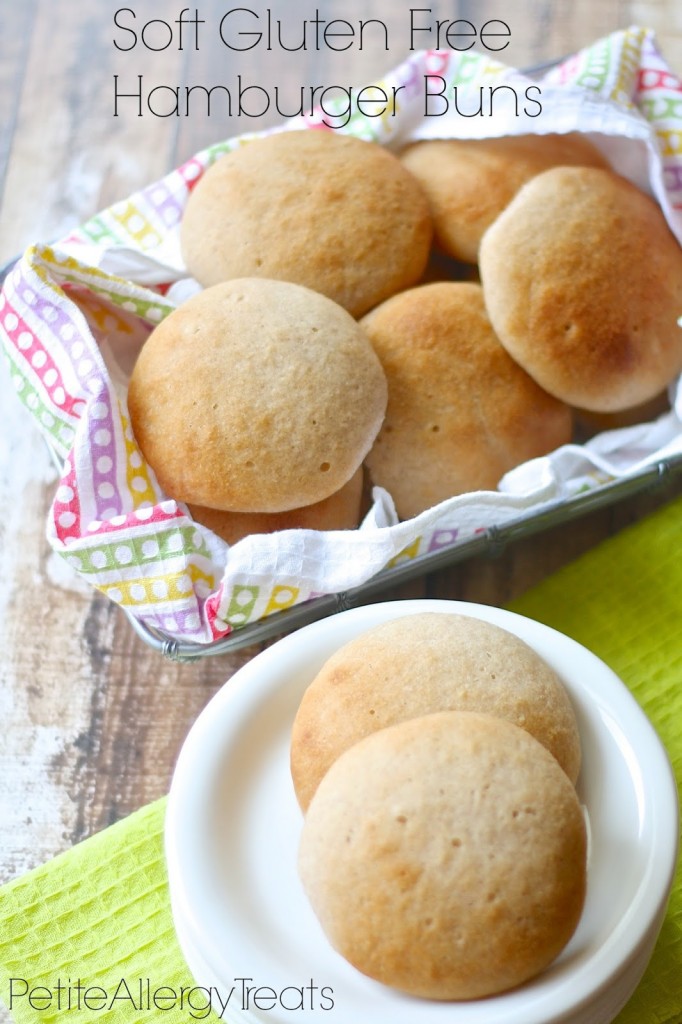 Soft Gluten Free Hamburger Buns and DIY Gluten Free Flour Mix - Petite ...