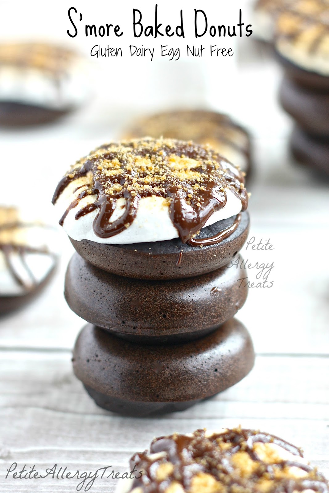 Baked S'mores Donuts (Gluten/Egg/Dairy/Nut Free) - Petite ...