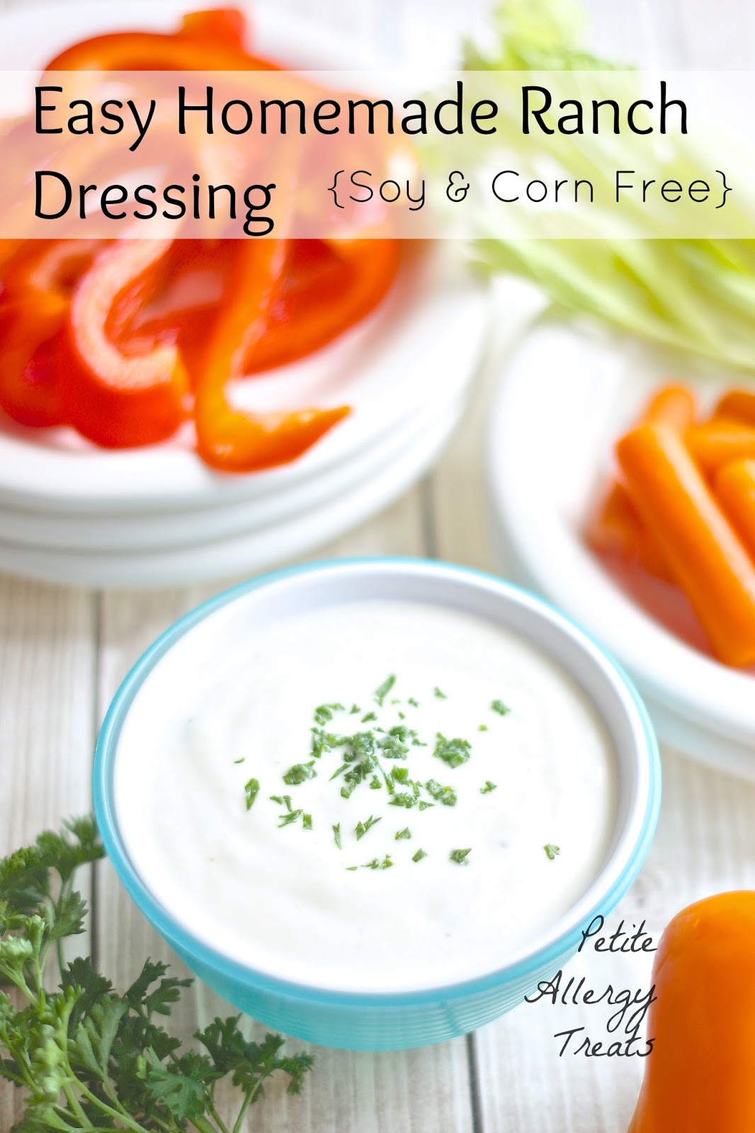 Homemade Ranch Dressing (Soy Free & Corn Free) Petite Allergy Treats