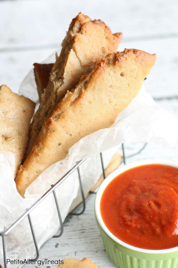 Easy Gluten Free Italian Herb Breadsticks (vegan) - Petite Allergy Treats