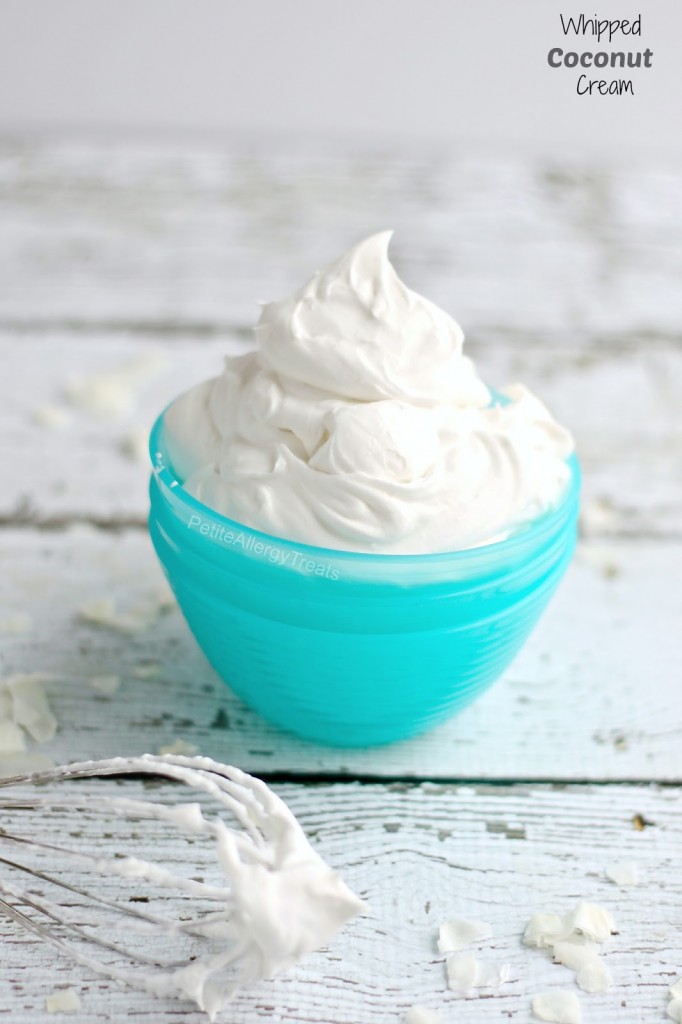 Coconut Whipped Cream (dairy free) Recipe- Light and fluffy vegan whipped cream. Mix. done.easy. 