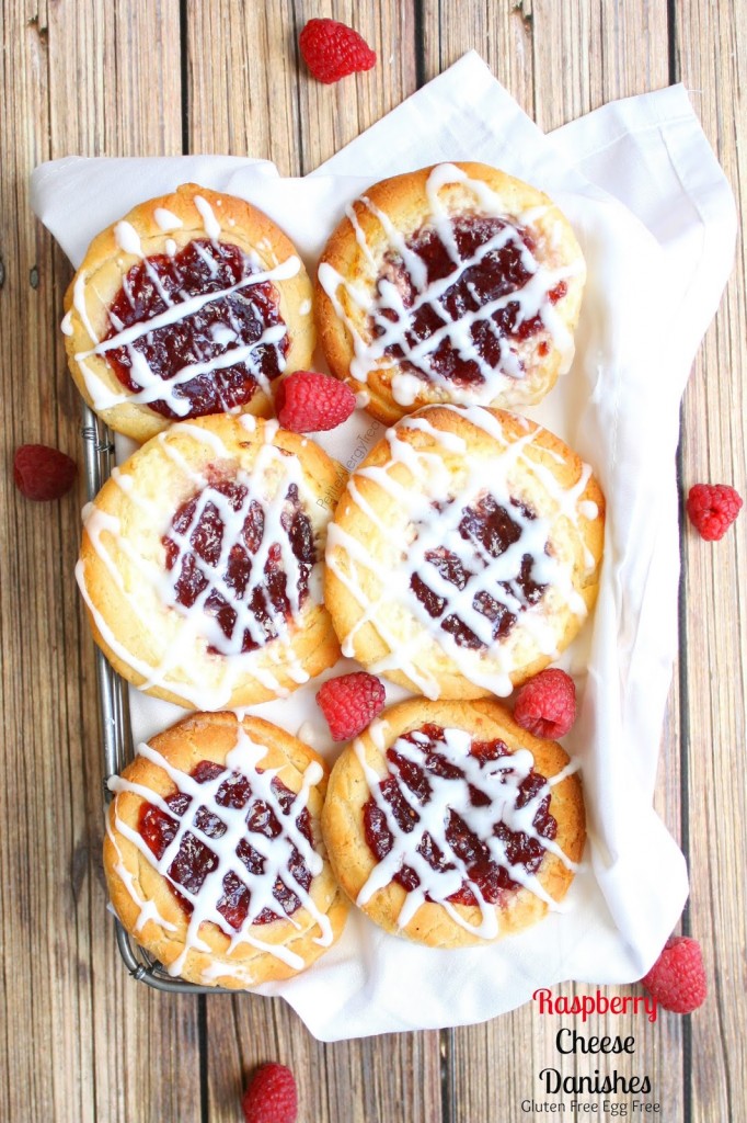 Raspberry Cheese Danish (gluten free egg free dairy free option) Petite Allergy Treats
