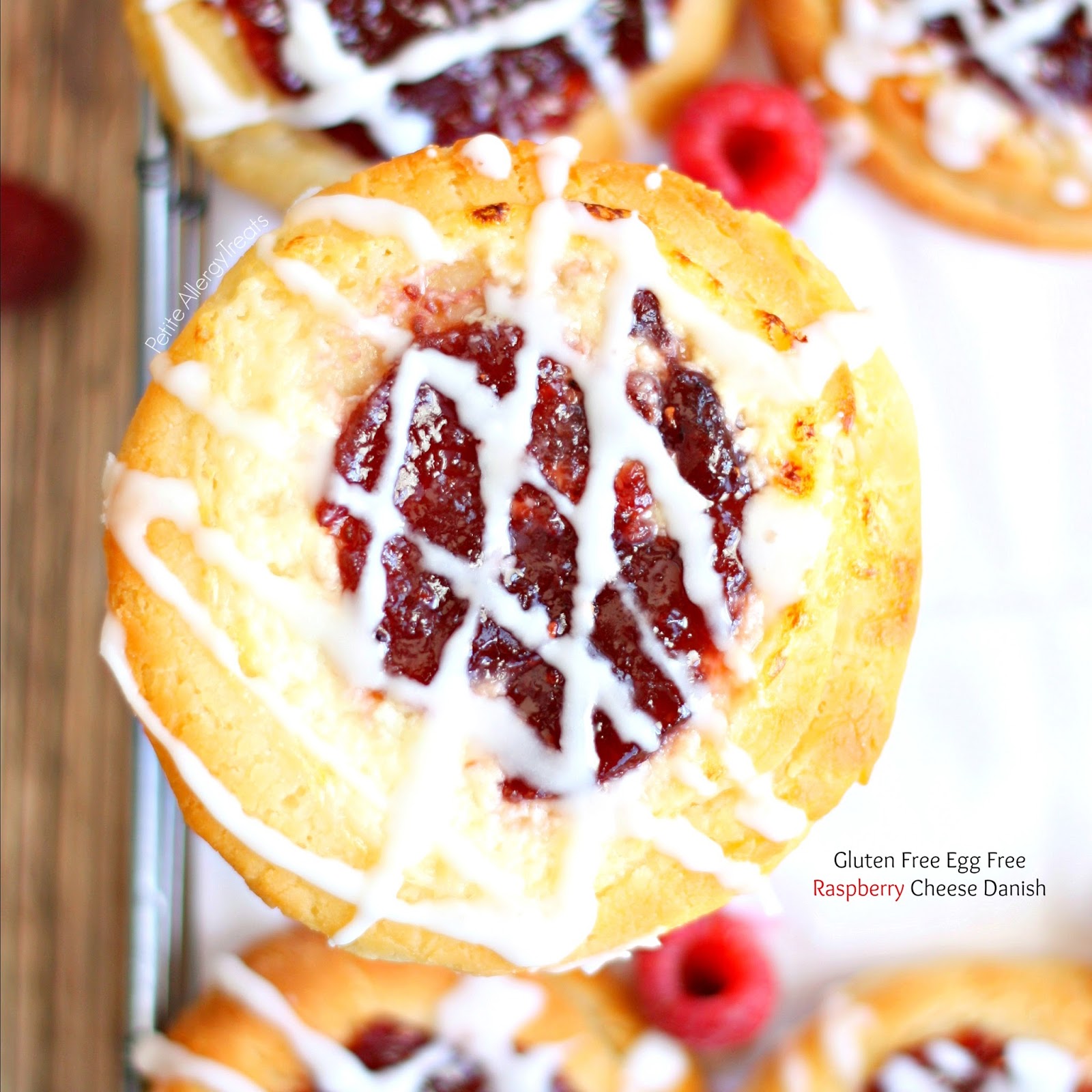 Cheese Danish Recipe with Raspberry (gluten free egg free Vegan option) Delicious raspberry filled mascarpone cheese pastries