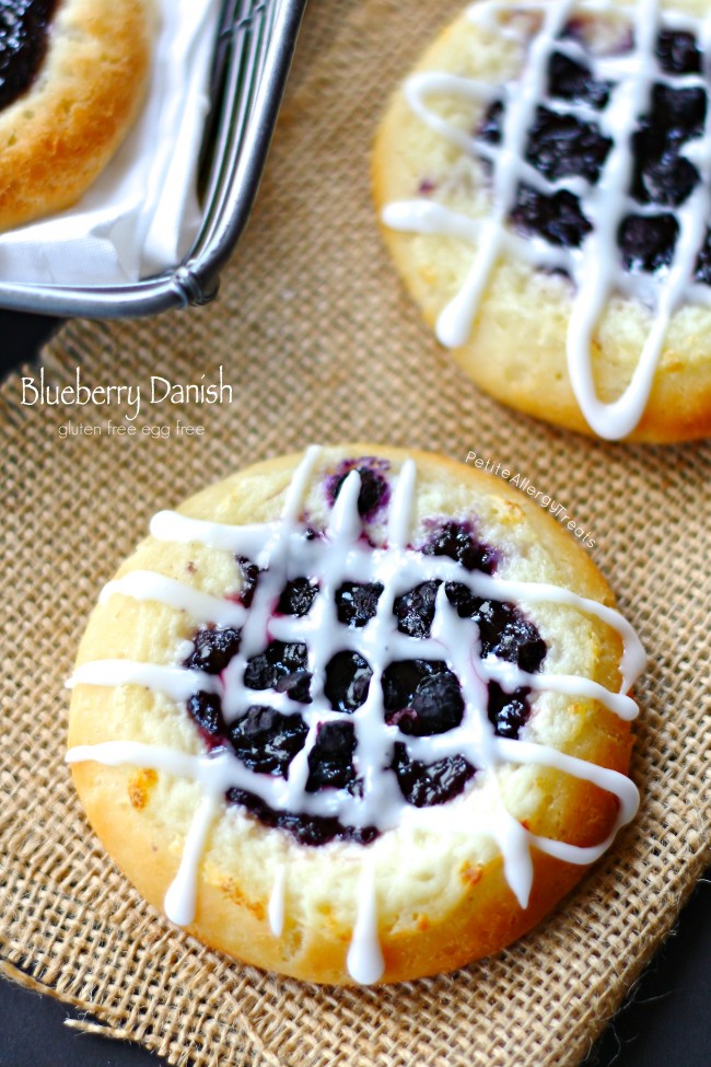 Raspberry Cheese Danish (gluten free egg free dairy free option) Petite Allergy Treats