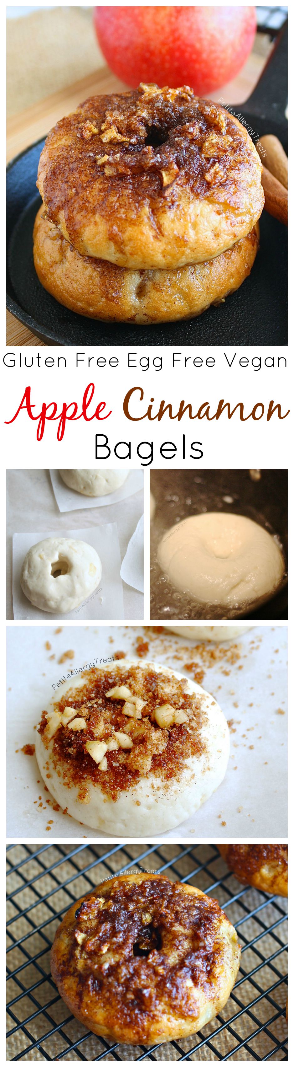 Gluten Free Cinnamon Apple Bagels (Vegan Egg Free ...