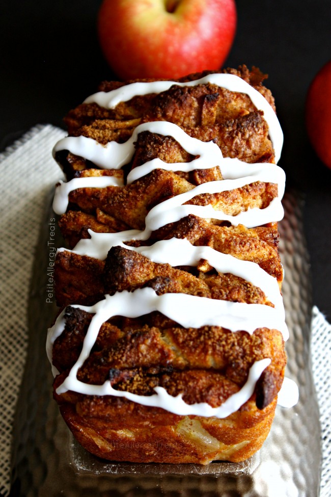 Apple Pull Apart Bread (Gluten Free Vegan) - Petite Allergy Treats