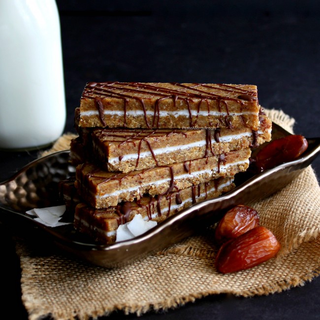 Homemade Nut Free 4 Ingredient Protein Energy Bars Petite Allergy Treats