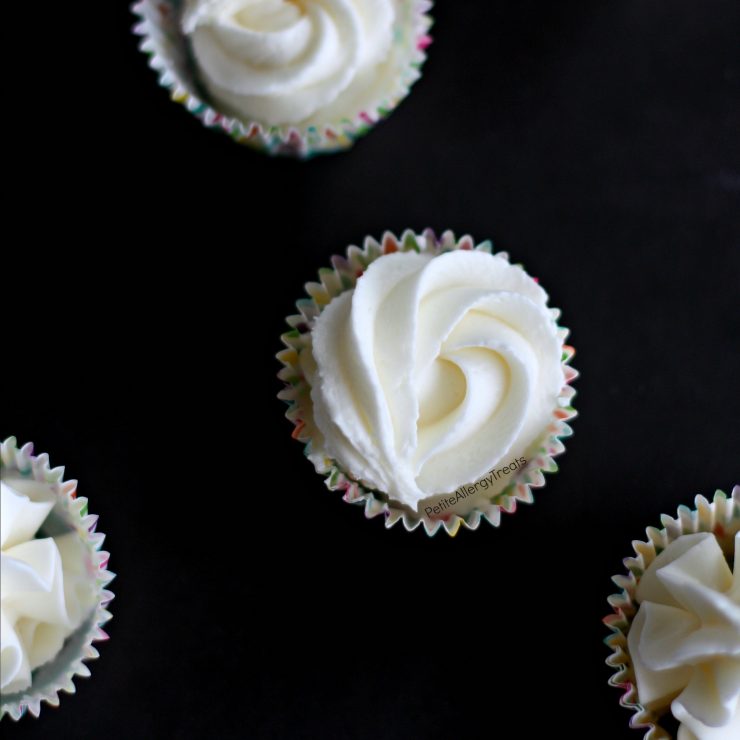 Best Dairy Free Buttercream Recipe- Easy vegan vanilla buttercream, perfect for decorating cakes! Food allergy friendly.