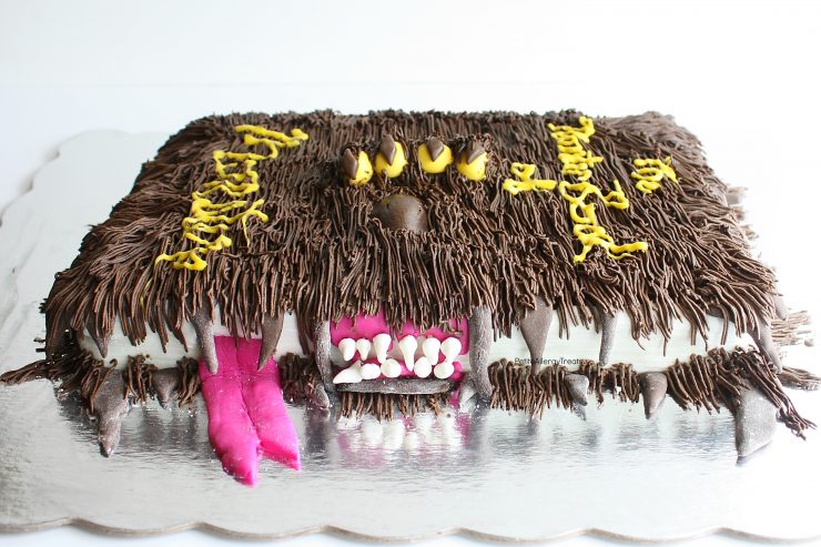 Gluten Free Birthday Cake- Harry Potter Monster Book of Monsters Cake recipe (dairy free egg free nut free)- A must make for any boys birthday or Harry Potter fan. Entire cake is food allergy friendly!