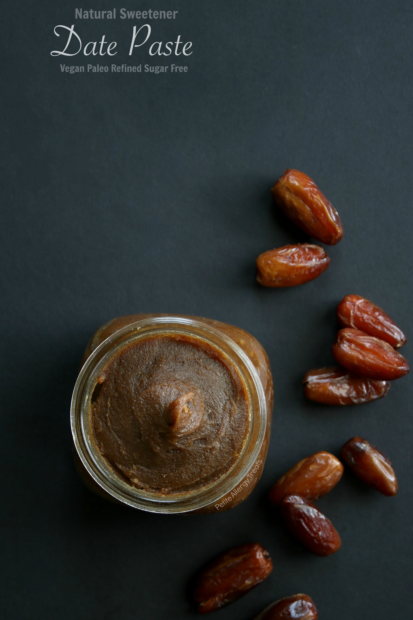 Paleo Date Paste Sweetener- Refined sugar free sweetener- gluten free vegan very Food Allergy Friendly!