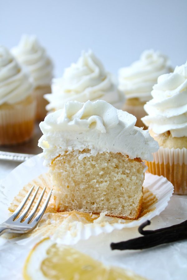 Bakery Style Gluten Free Vanilla Cupcakes &amp; Allergy Amulet - Petite ...